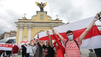 В Киеве и Берлине прошли акции солидарности с белорусами