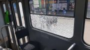 В Харькове неизвестные обстреляли трамвай